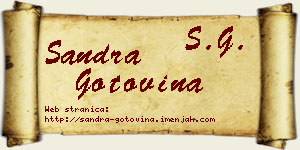 Sandra Gotovina vizit kartica